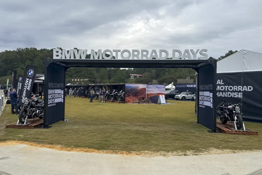 BMW Motorrad Days Americas 2023 at Barber Vintage Festival: Entrance